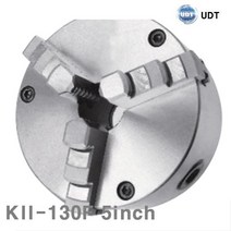 [SH] UDT 선반척-연동척(전면체결형) KII-130F 5Inch (1EA) 밀링머신 연동척 선반척 선반심압대 인덱스 절삭 초경 공작 공작기계 척, 1