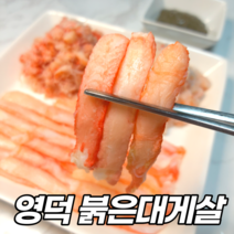 냉동 홍게살 자숙 붉은대게살 영덕 대게장 내장 딱지장 붉은 대게 다리살 홍게 다리 속초 대게살 혼합살, 02 붉은대게 대용량 종합세트