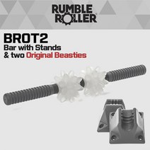 RumbleRoller 럼블롤러 오리지널 비스티바 BROT2 Original Beastie Bar & Stands, 38.5cm