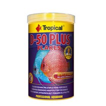 [미미네아쿠아]TROPICAL 고단백 50% 플러스 디스커스 플레이크 250ml, 단품