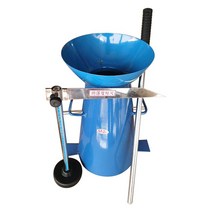 콘크리트 슬럼프 시험기 측정 깔대기 눈금자 시멘트, 철제 4종 세트배럴 두께 1.5mm