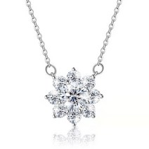 보석 알함브라 목걸이 브랜드 목걸이 스털링 실버 꽃 펜던트 럭셔리 인증