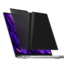 마그네틱 프라이버시 노트북 스크린 필터 2021 맥북 프로 14인치 M1 맥스 모델 A2442 블루 라이트 방지 및 눈부심 화면 보호기 F FORITO