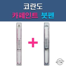 쌍용 코란도 ABS ACM ACQ ADA BAS LAK LMA OAQ RAJ RHA SAB SAE SAF SAI WAA WAF WAH 자동차 차량용 도색 카페인트 붓펜 세트, 1-4. ACQ 카보닉그레이+투명붓펜