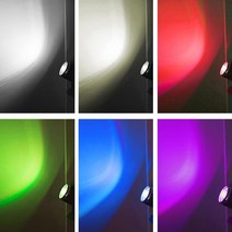 사이키 조명 싸이키 홈파티 가정용 클럽 미러볼 무대 스포트라이트 도 바 파티 스포트 램프 블랙 쉘 디스코 파티 웨딩 분위기 스포트 라이트 램프, RGB