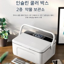 유주글로벌 백신 인슐린냉장고 주사보관함 이동식당뇨 미니저온, 업그레이드 (배터리 없음)