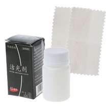사금채취 40ml 보석 청소 연마 천 액체 변색 방지 실버 골드 클리너, 하얀