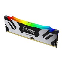 Kingston Fury 레니게이드 RGB 16GB 6400MT/s DDR5 CL32 DIMM 데스크탑 메모리 싱글 모듈 인텔 XMP 3.0 적외선 동기화 기술 오버클럭 안정성 K, 6800 MHz_16GB