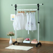 애사랑 고강력파이프 국내산 2단 이동식행거 808-1