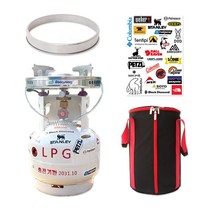 동성 해바라기버너 1005 링가드 바람막이 전용가방 3kg 가스통 세트, 2) 3KG(수입산)+1005버너+링가드+가방+스티커