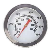 부착형 그릴온도계 (5.5cm) 바베큐 훈제 오븐 항아리 카마도 BBQ, 1개