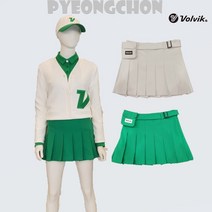 볼빅 여성 봄 골프 스트릿 플리츠 큐롯 볼주머니 벨트 탈부착 스커트 VLCUN251