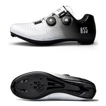 사이클링 신발 Mtb 로드 바이크 부츠 미끄럼 방지 남성 산악 자전거 플랫 스니커즈 SPD mtb, 04 6.5, 01 Pro White(Road)