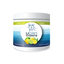 UCAN Hydrate Electrolyte Drink Mix Jar - Lemon-Lime Sugar Free 0 Carbs 0 Calories Gluten-Free N, 1