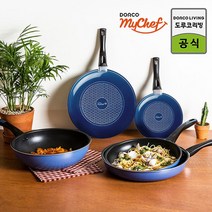 도루코 철수세미를 견딘 도루코 마이셰프 애쉬블루 프라이팬/궁중팬, 애쉬블루(일반) 궁중팬 28cm
