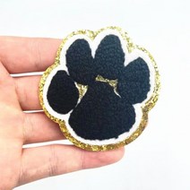 1 pc 스팽글 셔닐 자수 패치 레인보우번개하트 패치 아플리케 철 패치 어린이 청바지, 9-7cm