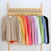 헤이뽀 / 팝 데일리 베이직 라운드 봄 니트(10컬러)