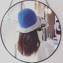 동백모자 DIY / 코바늘 벙거지 모자, 바이올렛핑크