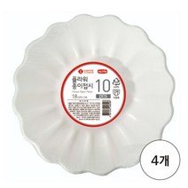 아이라이프(ILIFE) [롯데이라이프]플라워 종이접시 18cmx4개