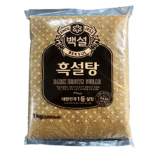 백설 흑설탕, 1kg, 9개