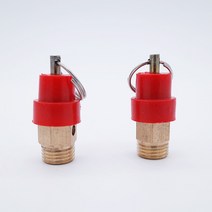공압 안전 밸브 풀 링 8/10bar 공기 압력 릴리프 벤트 남성 1/8 1/4 1/2 인치 작은 빨간색 노란색 라이딩, 03 3/8_10 12.5bar