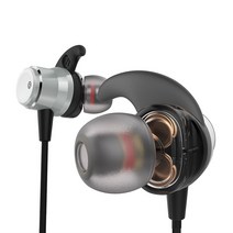 엠지텍 듀얼 드라이브 블루투스 이어폰 Dual7, 블랙