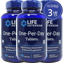 Life Extension 라이프 익스텐션 원 퍼 데이 타블렛 60 3병, 60정