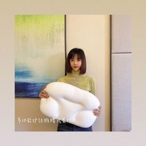 멜로우폼 메모리폼 곧추 베개 거북목교정 초등학생 목이편한 베개 수면 보조 오목한 슈퍼 편안한 만능 수면 메모리 폼 부드러운 구름 인체 공학적 깊은 수면을 도와줍니다, 흰색 1pc