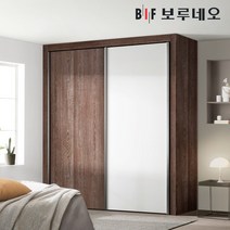 보루네오 10cm 몽크 슬라이딩 작은방 붙박이장 5자 6자 7자, 콤비 10cm
