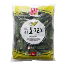 황보마을 냉동오크라(중국산) 1kg, 1개
