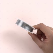 카파 와이어 철사 수공예 화훼 장식 기능사 기사 플라워 디자인 만들기 분재 아트 DIY 꽃 자재 조화 기타 크래프트 구리 쥬얼리 액세서리(실버 1P)