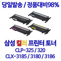 제일컴퍼니 삼성 CLX-3185FW 고품질 재생토너 CLT-C407S 4컬러, 노랑, 1