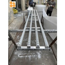 무동력 콘베어 상하차 컨베어벨트 롤러 컨베이어 택배, 3미터 1단 4열 바퀴 40cm 폭