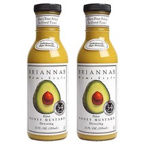 브리아나스 허니 머스타드 드레싱 디종 글루텐 프리, 355ml, 2개