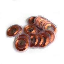 10Pcs 13.56MHz 읽기 전용 RFID 방수 NFC 스마트 S50 1K IC 투명 코인 카드 18MM/25MM, Diameter 25mm