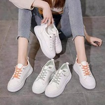 여성 키높이 통굽 발편한 스니커즈