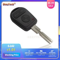 자동차키 스마트키OkeyTech-3 버튼 HU58 블레이드 자동차 키 셸 교체 원격 커버 케이스 BMW E31 E32 E34, 한개옵션0