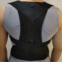 말린 어깨펴는 기구 바른자세 교정밴드 XL 굽은등펴기 허리교정 자세밴드, 1개