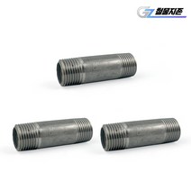 스텐 중니플 15A 수도 부속 배관자재 파이프 설비