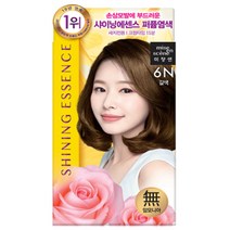 미쟝센 샤이닝 에센스 퍼퓸 염색약 7종 새치전용, 6N 갈색, 1개