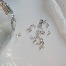 [10개] 샤론델 악세사리 부자재 _ 올챙이볼 올챙이캡 / 악세사리 제작 마감 도구