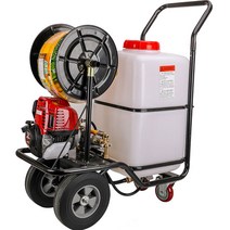 농업용 살수기 농약 이동식 고압 분무기 살포기 방역, 트롤리140(60L배럴)