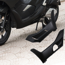 모토라이더PCX125발판사이드커버-맷블랙(2018~2020)혼다정품, 좌측