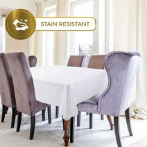 식탁보 화이트 파티 커버 천 대형 연단 장식 장식 의류 홈 홈 연회 호텔 웨딩 z5b5, 145x200cm
