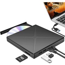 블루레이odd 블루레이플레이어 외장ODD 외부 광학 드라이브 USB 3.0 휴대용 CD D, 한개옵션0