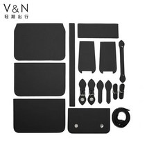 샤첼백 가죽 가방 공예 DIY 공방 체험 원데이클래스 만들기 키트 여사친 딸 생일 선물, 단일사이즈, 블랙 라지