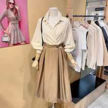 도로시홀릭 줄리아 셔츠 랩원피스(D22A53382)
