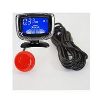 차선이탈경고장치 자동차경보기 YASOKRO 자동차 주차 센서 듀얼 CPU LCD 디스플레이 스위치 포함 12V 자동 후진 백업 레이더 모니터 감지기 시스템, 빨간aliexpress, 1개