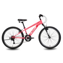 알톤스포츠 24 콜리스 21 MTB 입문용 자전거, 네온코랄핑크, 152cm