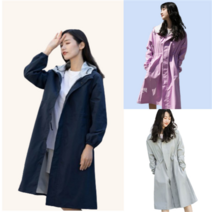 여성골프우비 여자골프비옷 캐디 레인슈트 레인코트 판초, 민트, XL (100-105), 1개
